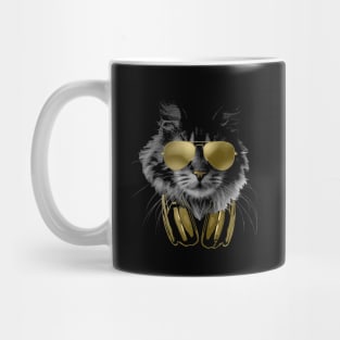 DJ Furry Cat Bling Mug